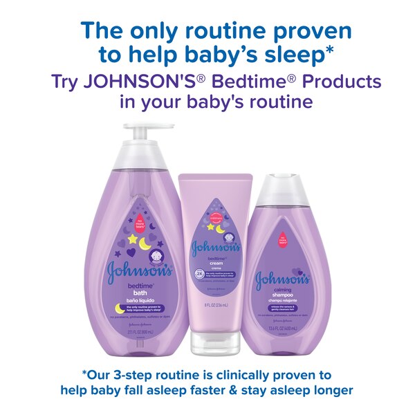 Johnson's Baby Bedtime Cream, 8 FL OZ