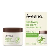 Aveeno Positively Radiant Daily Gel Face Moisturizer, Oil-Free, 1.7 OZ, thumbnail image 5 of 5
