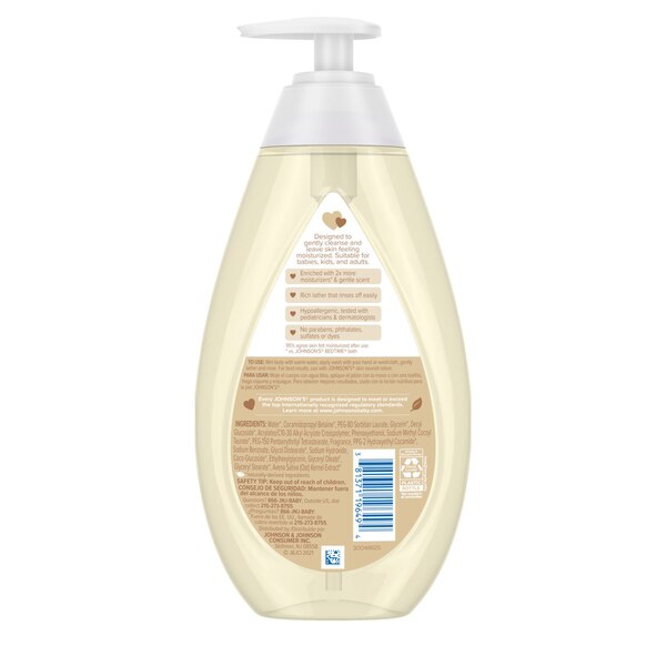 Johnson's Skin Nourish Moisture Wash, 20.3 FL OZ