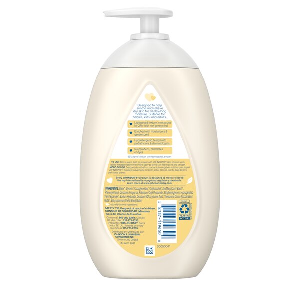 Johnson's Dry Skin Baby Lotion with Shea & Cocoa Butter