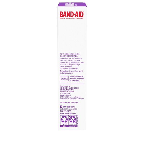 Band-Aid Brand Adhesive Bandage for Sensitive Skin