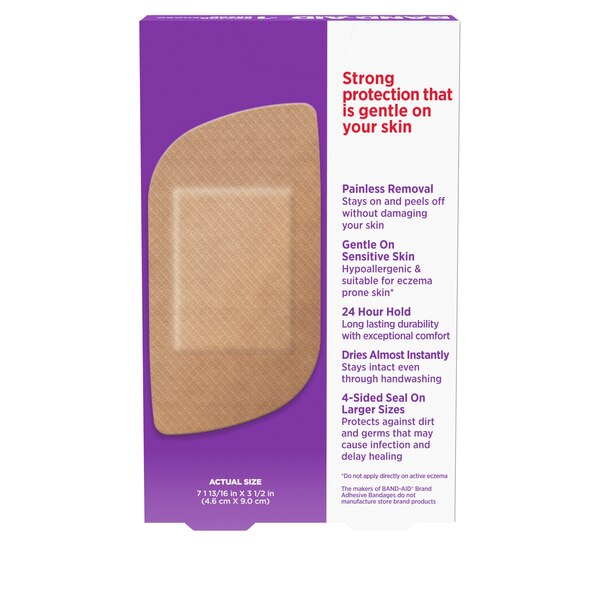 Band-Aid Brand Adhesive Bandage for Sensitive Skin