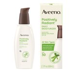 Aveeno Positively Radiant Daily Face Moisturizer Broad Spectrum SPF 30, 2.3 OZ, thumbnail image