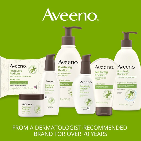 Aveeno Positively Radiant Brightening Facial Cleanser