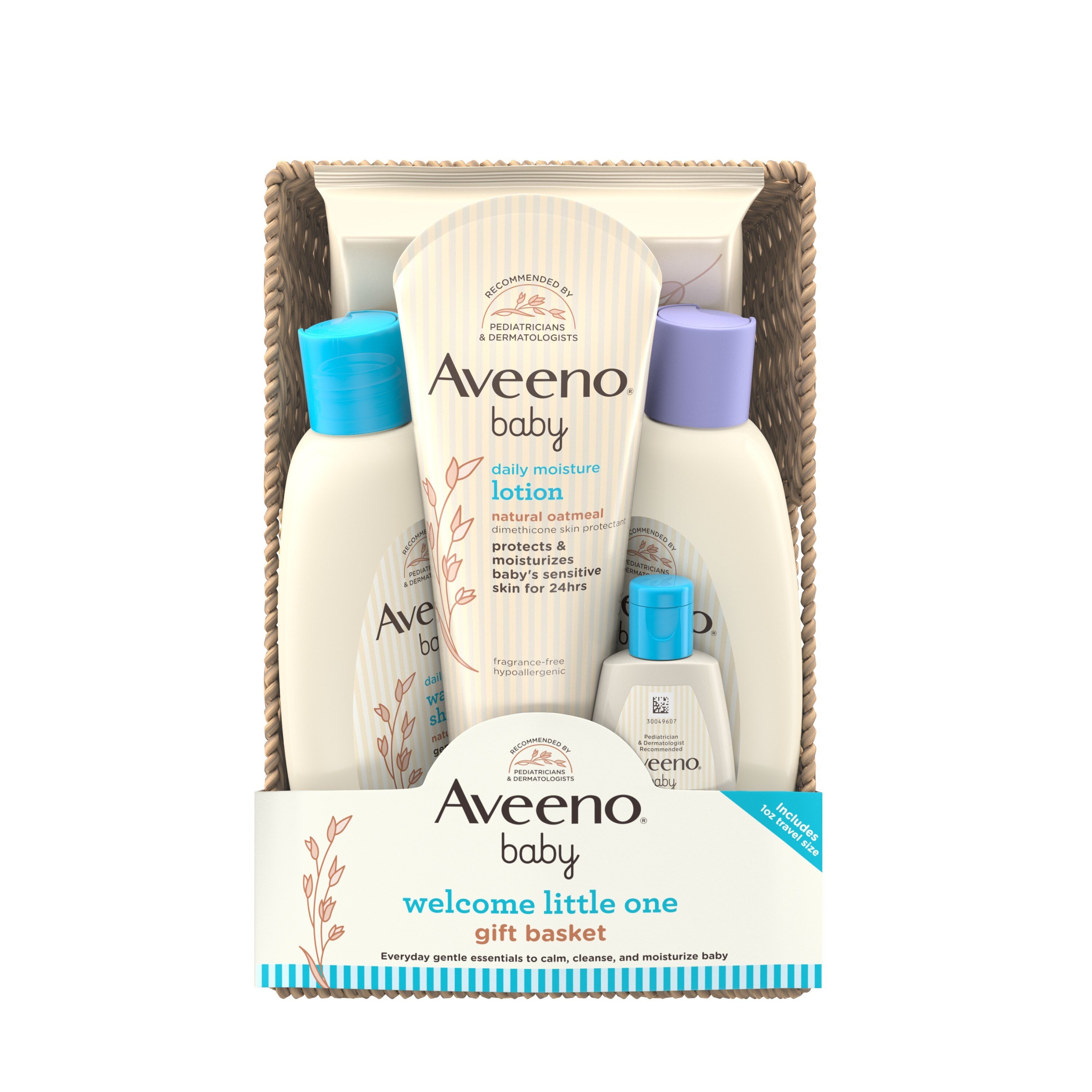 Aveeno Baby Welcome Baby Gift Set for Parents-To-Be, 5 items