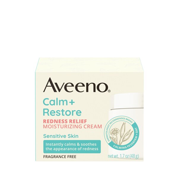 Aveeno Calm + Restore Redness Relief Moisturizing Face Cream