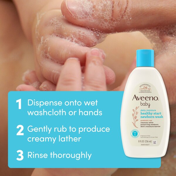 Aveeno Baby Healthy Start Nourishing Wash 8oz
