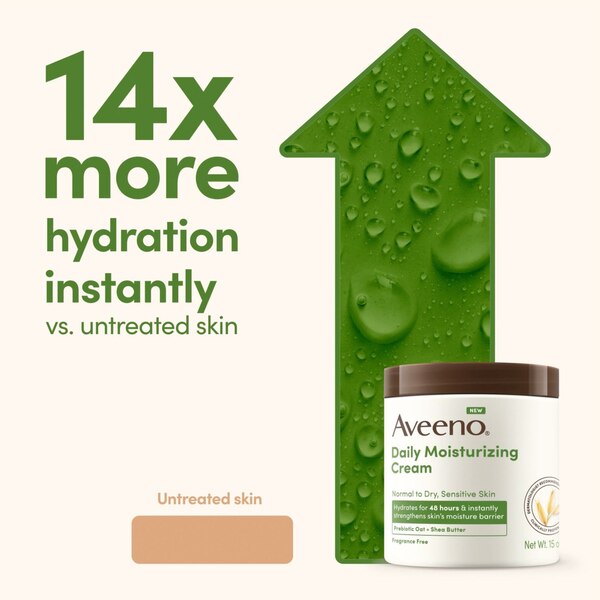Aveeno Daily Moisturizing Cream, 15 OZ