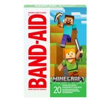 Band-Aid Brand Adhesive Bandages, Minecraft, Assorted Sizes, 20 CT, thumbnail image