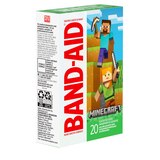 Band-Aid Brand Adhesive Bandages, Minecraft, Assorted Sizes, 20 CT, thumbnail image