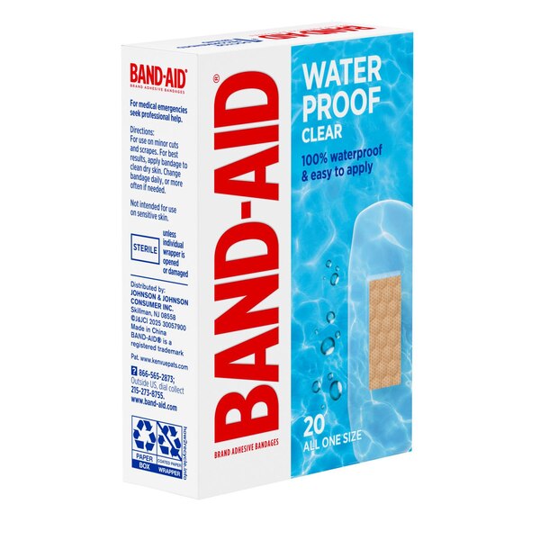 Band-Aid Brand Adhesive Bandages for Sensitive Skin, Assorted Sizes, 20 CT