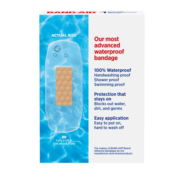 Band-Aid Brand Adhesive Bandages for Sensitive Skin, Assorted Sizes, 20 CT
