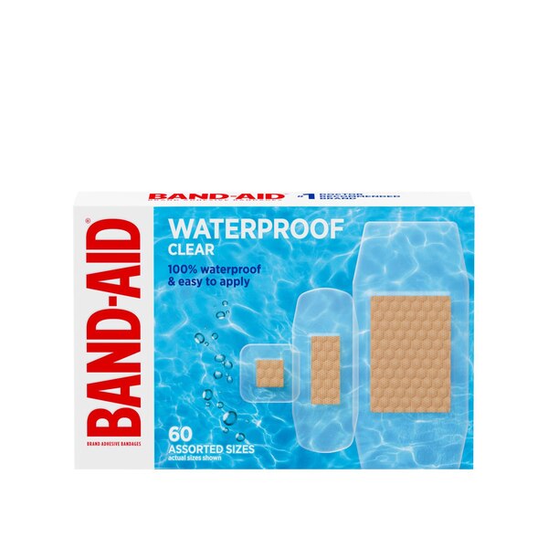 Band-Aid Brand Skin-Flex Adhesive Bandages, Assorted Sizes, 60 CT