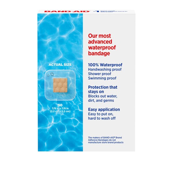 Baind-Aid Waterproof, Small Spot, 50 CT