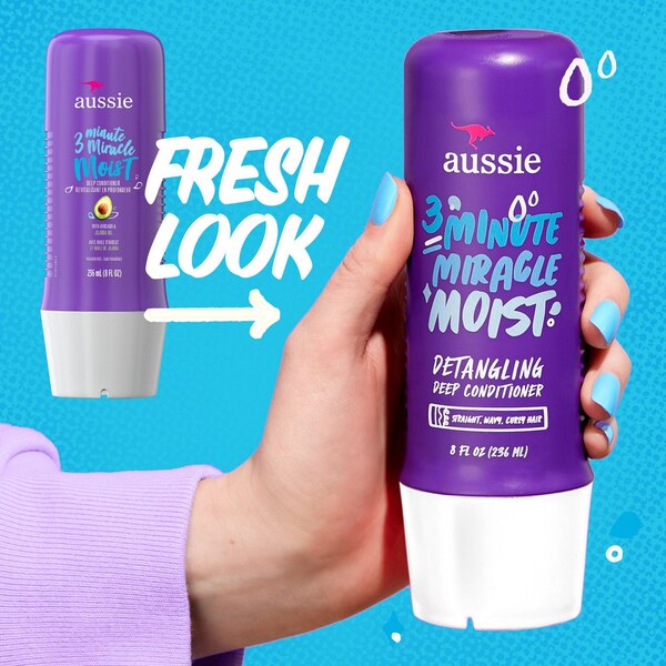 Aussie Miracle Moist 3 Minute Deep Conditioner, 8 OZ