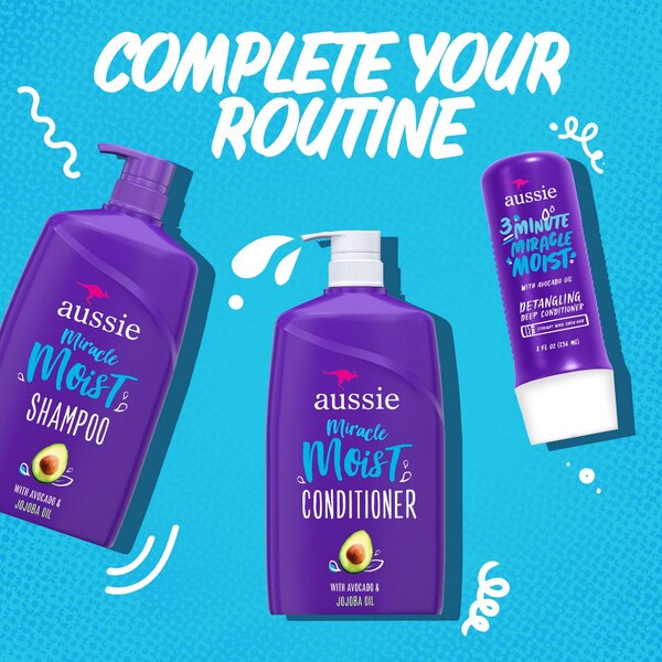 Aussie Miracle Moist 3 Minute Deep Conditioner, 8 OZ