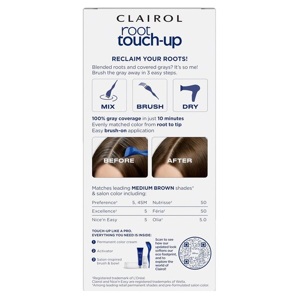Clairol Nice'n Easy Root Touch-Up Permanent Hair Color