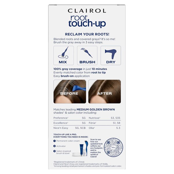 Clairol Nice'n Easy Root Touch-Up Permanent Hair Color