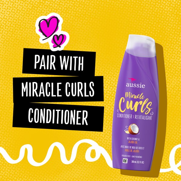 Aussie Miracle Curls Shampoo, 12.1 OZ