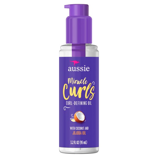 Aussie Miracle Curls Curl-Defining Oil, 3.2 OZ