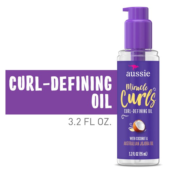 Aussie Miracle Curls Curl-Defining Oil, 3.2 OZ