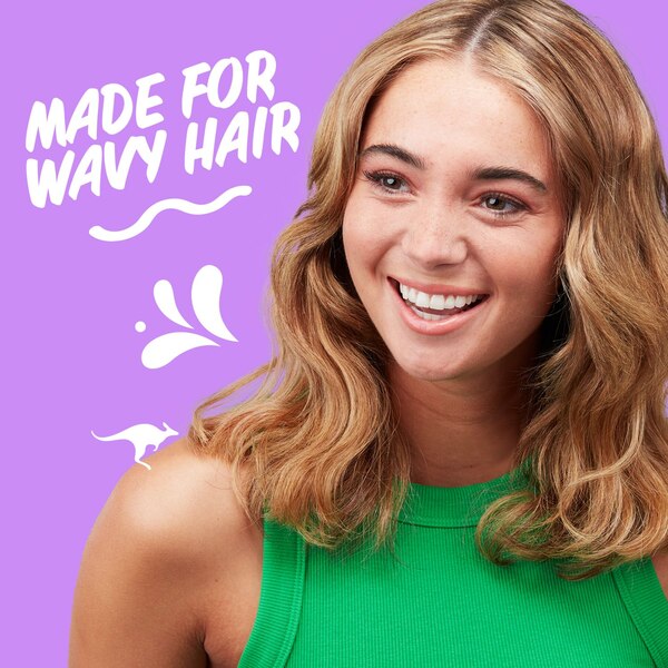 Aussie Miracle Waves Anti-Frizz Hemp Conditioner, 26.2 OZ