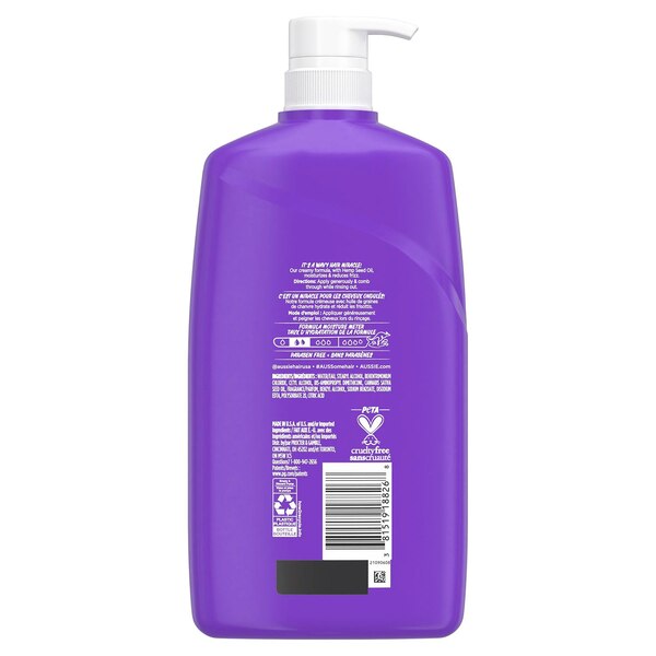 Aussie Miracle Waves Anti-Frizz Hemp Conditioner, 26.2 OZ