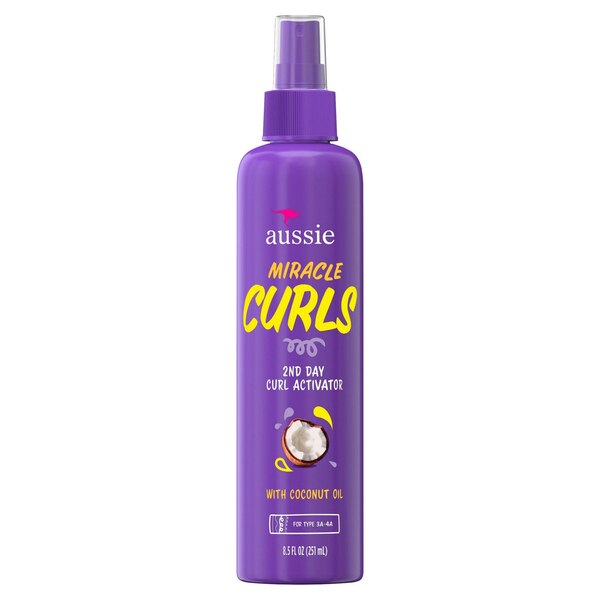 Aussie Miracle Curls 2nd Day Curl Activator, 8.5 OZ
