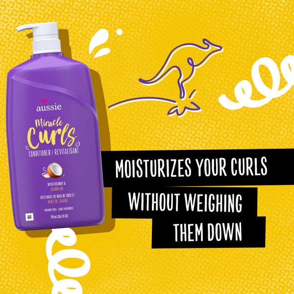 Aussie Miracle Curls Conditioner, 26.2 OZ