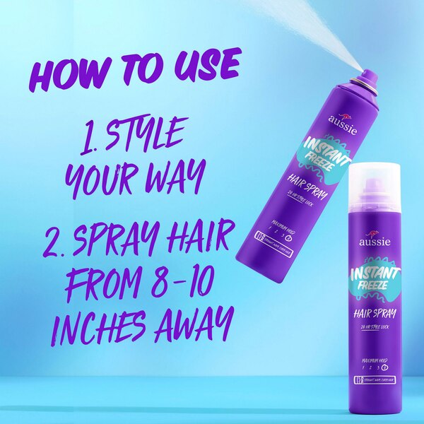 Aussie Instant Freeze Hair Spray, 10 OZ