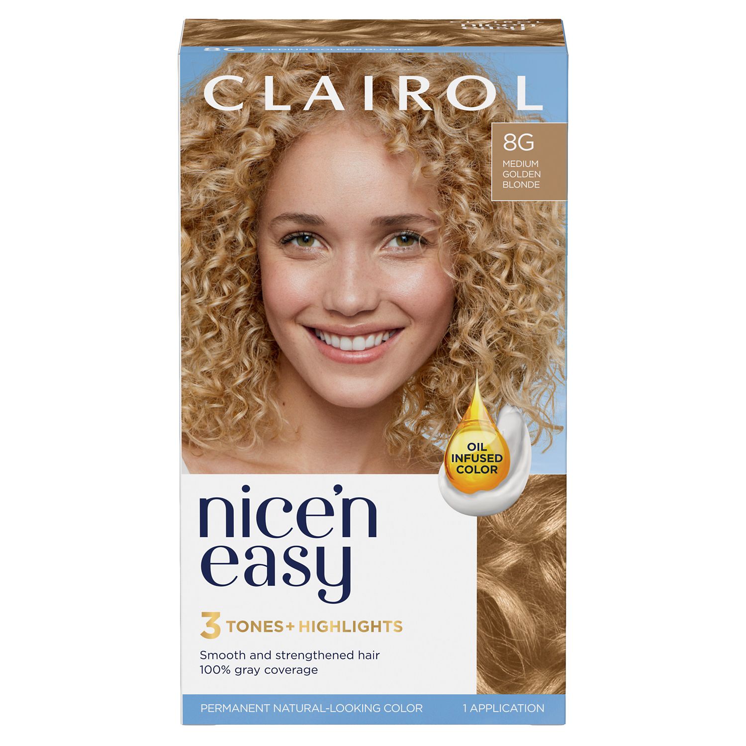 Clairol Nice'n Easy - Tinte permanente para el cabello