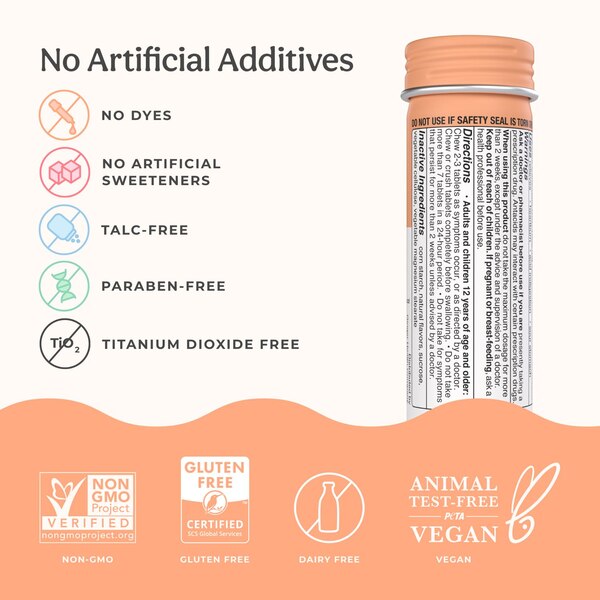 Wonderbelly Antacid Chew, Tropical Fruit, 12 CT