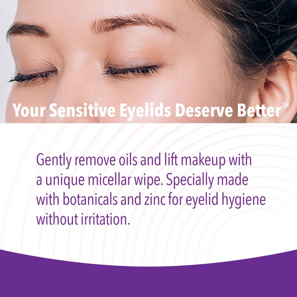 iVIZIA Eyelid Cleansing Wipes for Sensitive Eyelid Cleansing, 20 CT