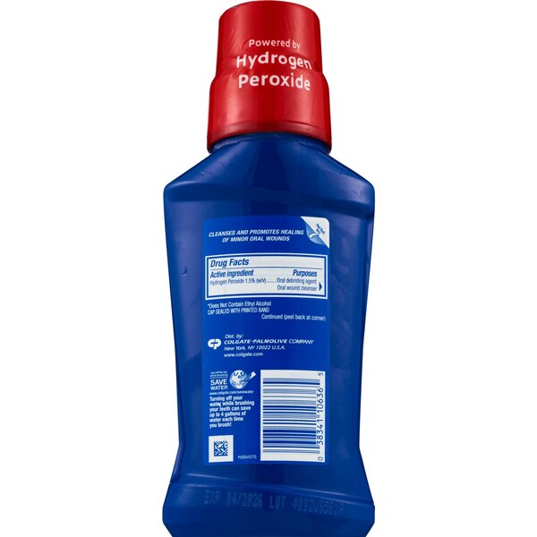 Colgate Peroxyl Mouth Sore Rinse, Alcohol-Free, Mild Mint, 8 OZ