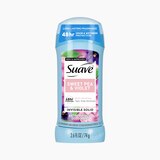 Suave Invisible Solid Antiperspirant Deodorant Stick, Sweet Pea & Violet, 2.6 OZ, thumbnail image 1 of 9