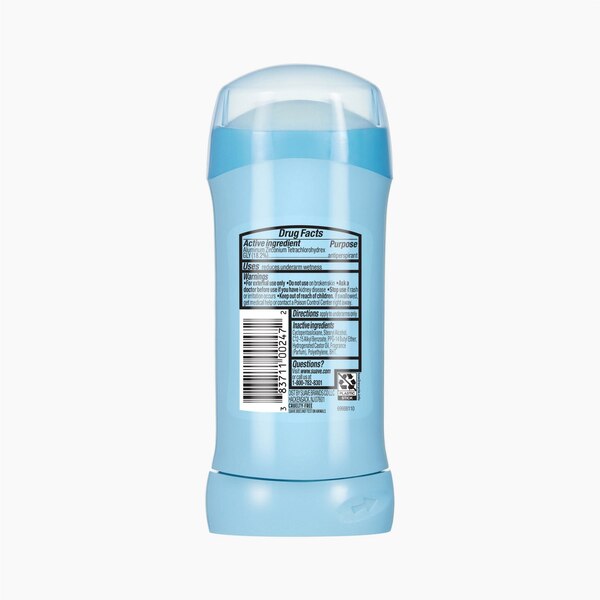 Suave Invisible Solid Antiperspirant Deodorant Stick, Sweet Pea & Violet, 2.6 OZ