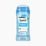 Suave Invisible Solid Antiperspirant Deodorant Stick, Fresh, 2.6 OZ, thumbnail image