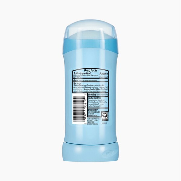 Suave Invisible Solid Antiperspirant Deodorant Stick, Powder, 2.6 OZ