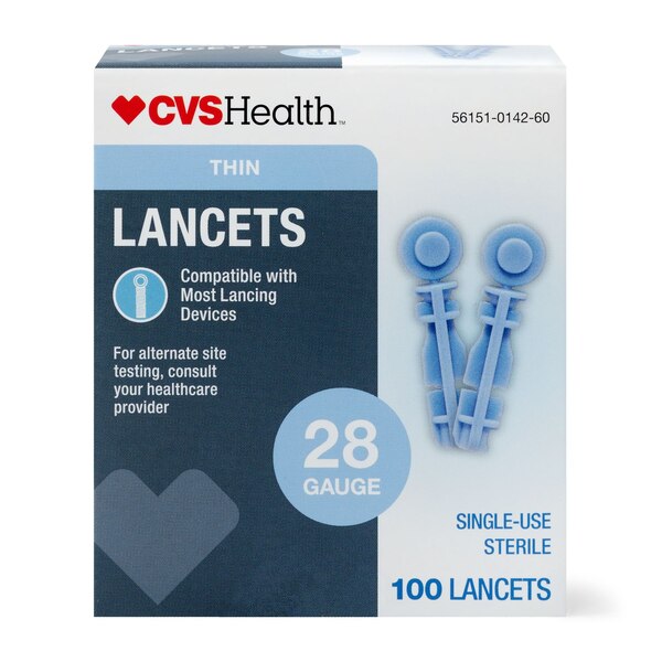 CVS Health Thin Lancets, 100 CT