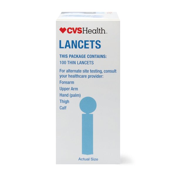 CVS Health Thin Lancets, 100 CT