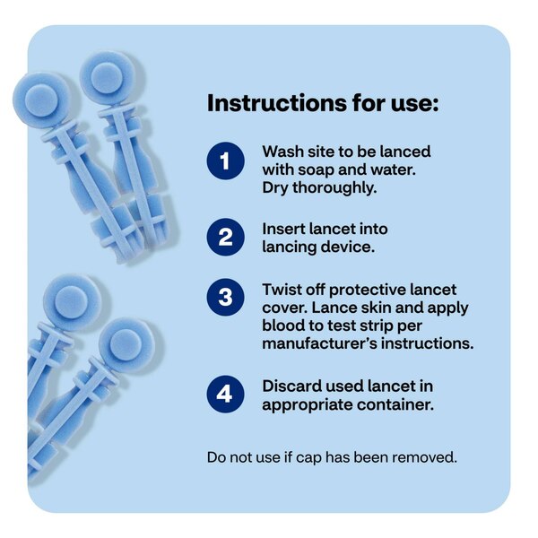 CVS Health Thin Lancets, 100 CT