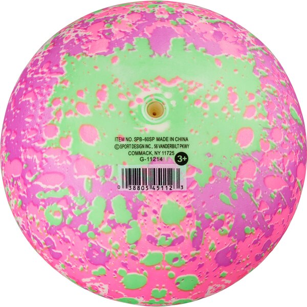 Sport Design Mini Neon SPLASH Playball, Assorted Colors, 6 in