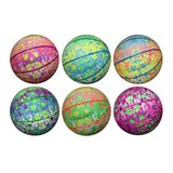 Sport Design Mini Neon Splash Basketball, Assorted Colors, 6 in, thumbnail image