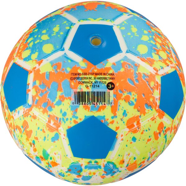 Sport Design Mini Neon SPLASH Soccer Ball, Assorted Colors, 1 ct