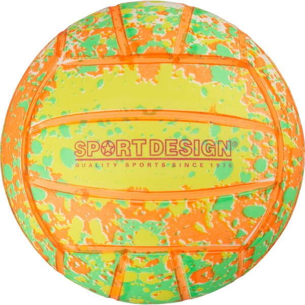 Sport Design Mini Neon Splash Volleyball, Assorted Colors, 6 in