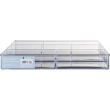 Whitmor 6-Section Stackable Drawer Organizer, 11.9 in x 11.9 in x 1.7 in, thumbnail image