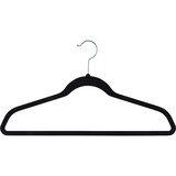 Whitmor Spacemaker Suit Hangers Set of 5, Black, thumbnail image