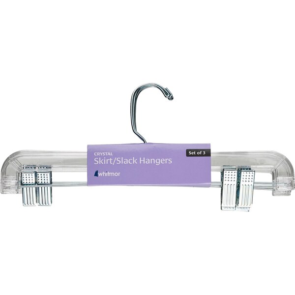 Whitmor Crystal Skirt/Slack Hangers