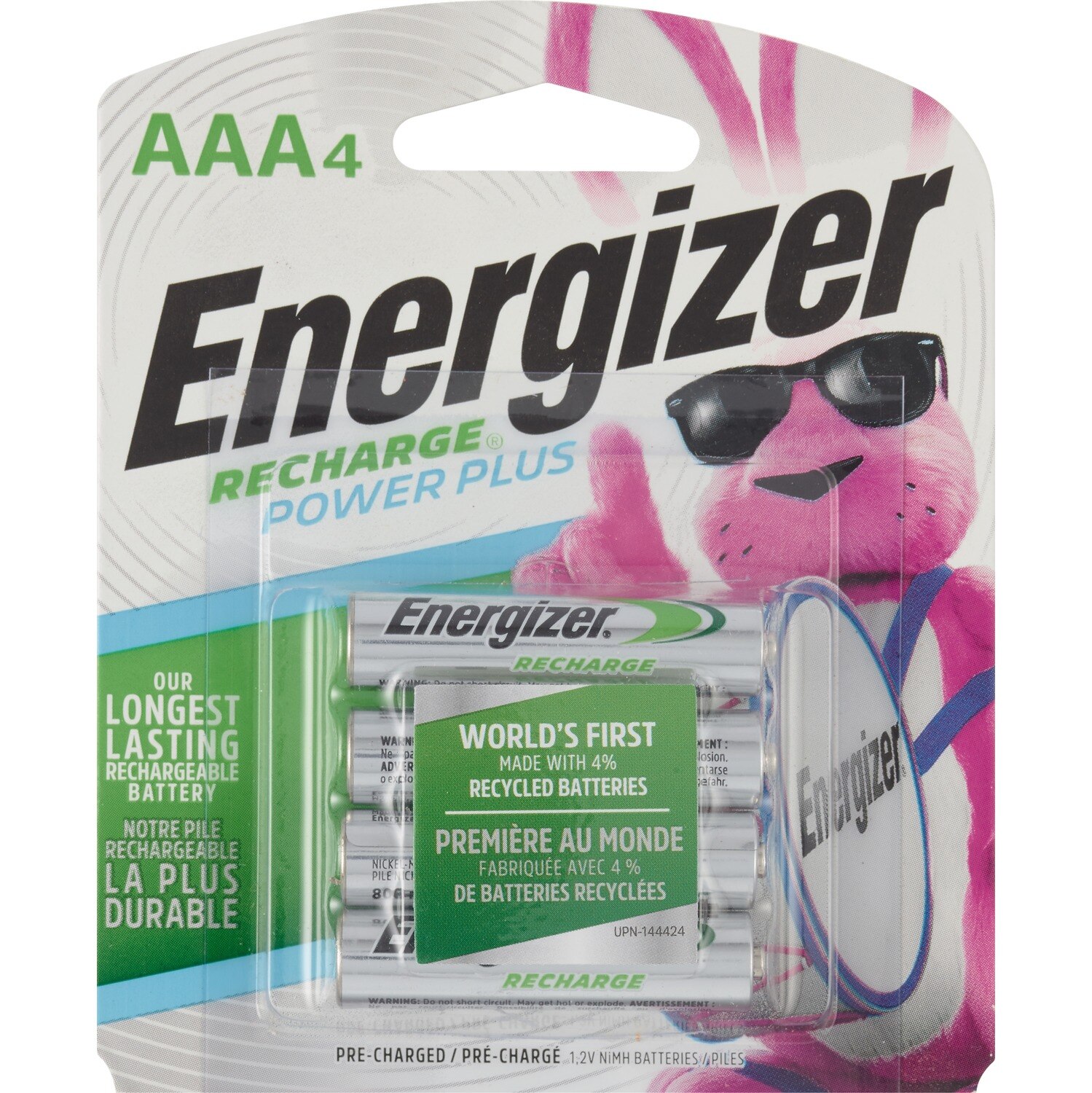 Energizer E2 - Baterías recargables AAA, 850 mAh