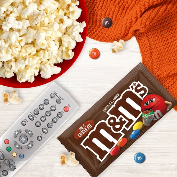M&M's Milk Chocolate Candy Single Size, 1.69 oz
